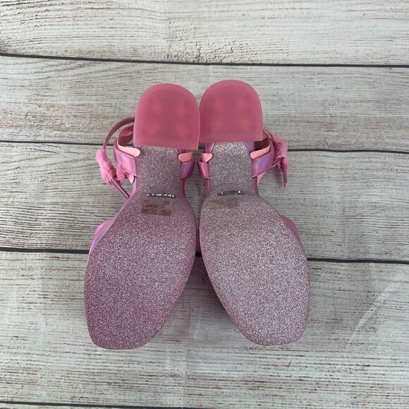 Aldo X Barbie Party 650 Womens Sz 6B Platform Sandals Heels Pink - Picture 9 of 12